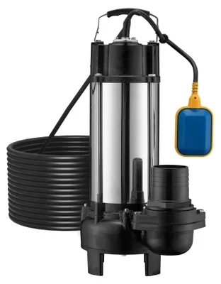 Schmutzwasserpumpe 31.200 l/h, 2200 W, Förderhöhe 10 m, Schwimmerschalter