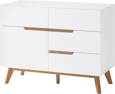 Produktbild von home24 Kommode - Eiche Teilmassiv