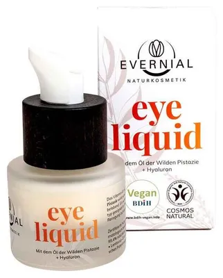 Immagine prodotto di Evernial Eye Liquid Hyaluron & Pistacchio, 15 ml – Cura naturale per gli occhi