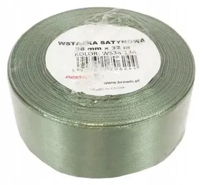Obrázek produktu pro Saténová khaki stuha 38 mm x 32 m