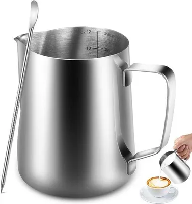 Produktbild von Famanu Milchkanne 350 ml - Edelstahl, silberfarben