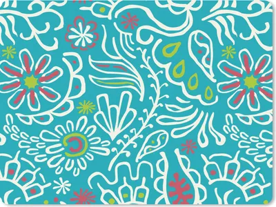 Produktbild von MuchoWow® Mauspad Mousepad Blumen - Blätter - Tropisch - Design 40x30 cm - Mousepads - Maus Mat - Pad - Mausunterlage - Anti Rutsch