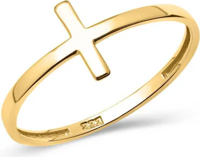 Produktbild von Unique Ring Kreuz 333er Gelbgold (8K Echtgold) GR0091