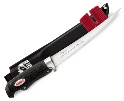 Produktbild von Rapala Knife 709 23cm Blade Blister + Sharpener - Filetiermesser Set