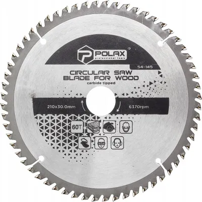 Zdjęcie produktu dla Tarcza piła tarczowa do drewna 210 x 30.0/25.4 60Т Polax