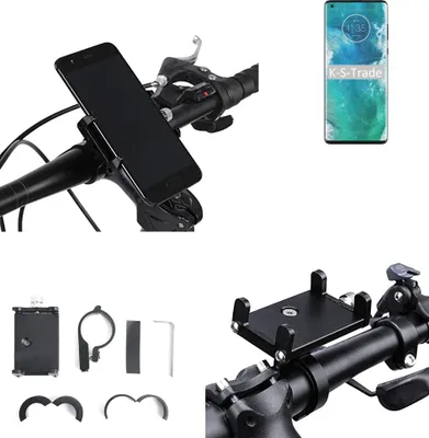 Produktbild von K-S-Trade Handyhalterung für das Fahrrad kompatibel mit Motorola Edge+ Halter Lenkstange Fahrradhalterung Motorrad Bike Mount Befestigung Smartphone