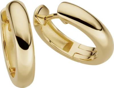 Produktbild von Orolino Ohrringe Gold 585 hochglanzpoliert 3,3mm breit, 15,5mm Durchmesser