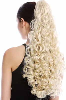 Produktbild von WIG ME UP Zopf Pferdeschwanz lockig voluminös lang Lichtblond 9563B-V-88