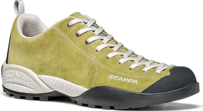 Beige Damen-Lifestyle-Schuhe "Mojito" von Scarpa mit grauem Gummisohle und Schnürung.