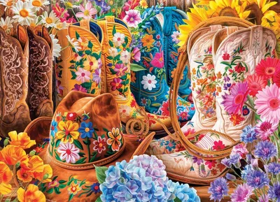 Obrázok produktu pre EUROGRAPHICS Puzzle Topánky farmárky 1000 dielikov