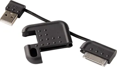 Obrázok produktu pre Hama 00080847, Čierna, USB A, Apple 30-pin, Samec, Samec, Samec/samec
