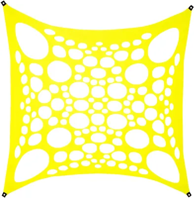 Produktbild von PSYWORK Schwarzlicht Segel Elasthan "Vanille, 3x3m