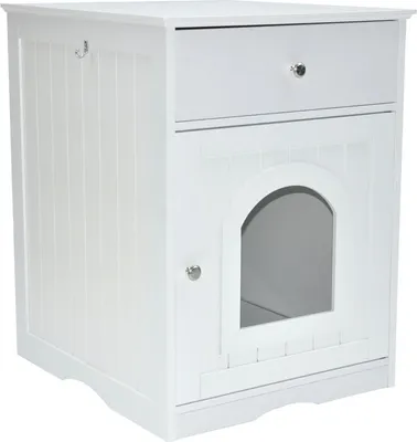 Produktbild von Katzenschrank für Katzentoilette – diskreter Toilettenplatz – 48 × 53 × 64 cm