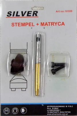 Image de ELMAX | Goupille cannelée pour grignoteuse de tôle, 5,8 cm avec Ø 5 mm, pour tôles, plaques en plastique, pièce de rechange pour grignoteuse de tôle