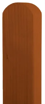 Produktbild von BM Pfosten Fichte tabak Kopf rund 9x9x100cm