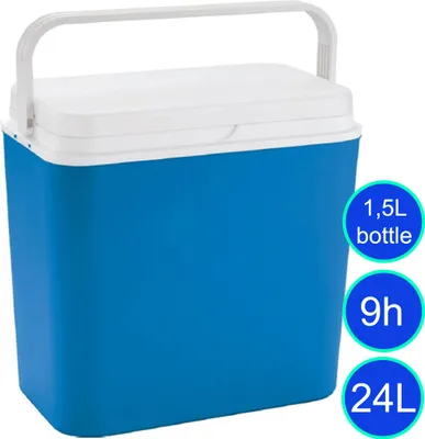Produktbild von Kühlbox 24 Liter - bis 9h kalte Getränke - 39x24x39cm - 1,6kg