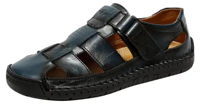 Produktbild von Outdoor-Sandalen für Herren – Atmungsaktiv und mit verstellbaren Riemen – Blau