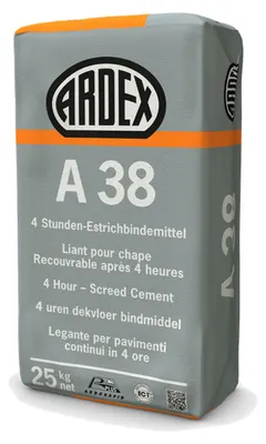 Obrázok produktu pre ARDEX A 38 Estrichbindemittel 25kg - 4 Stunden-Estrichbindemittel