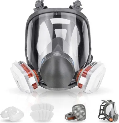 Immagine prodotto di Maschera protettiva con filtro al carbone attivo, per verniciatura, gas, polvere, sostanze chimiche