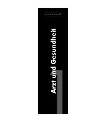 Produktbild von europrotokoll Rückenschild 'Arzt und Gesundheit' für DIN A4 Ordner, beschriftetes Einsteckschild im Format 53 x 186 mm, passend für 8 cm Ordner