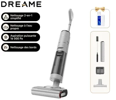 Image de Dreame G10 Pro Aspirateur eau et poussière avec fonction balayage,tout-en-un,autonettoyant,nettoyage des bords,combiné aspirateur/balayeur automoteur