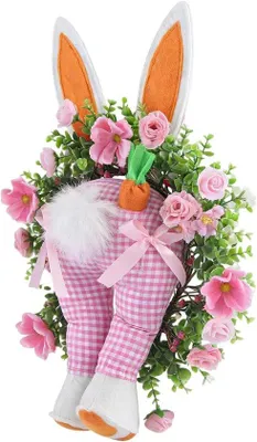 Produktbild von Türkranz Ostern - Frühlingskranz Dekoration - Lebensnahe Ausstrahlung - 50 Zentimeter Durchmesser