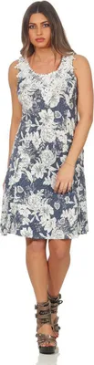 Obrázek produktu pro Dámské letní šaty Boho Floral Minikleid; Muster 2 S/M
