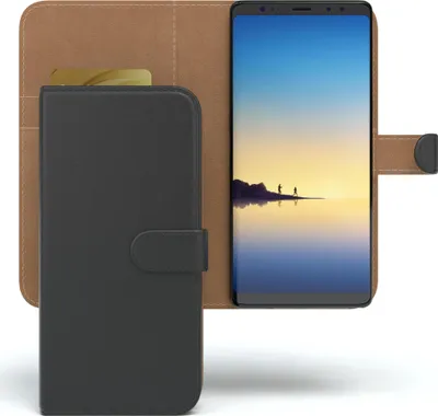 Produktbild von EAZY CASE Business Hülle für Samsung Galaxy Note 8 klappbar, Premium Kunstleder Handyhülle mit Kartenfach
