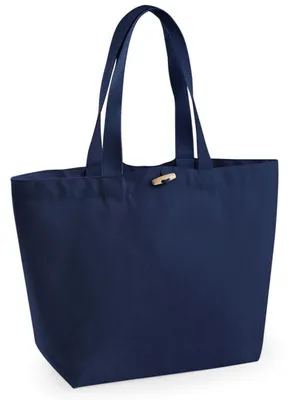 Immagine prodotto di Westford Mill - Borsa della spesa "Marina", Cotonelogico FK1283 (taglia unica) (blu scuro)