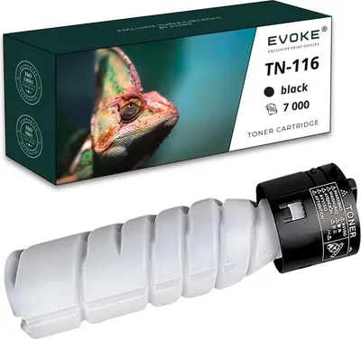 Image de Toner pour Konica Minolta TN 116 noir ️️ Bizhub 195 205 215 225 226 ️