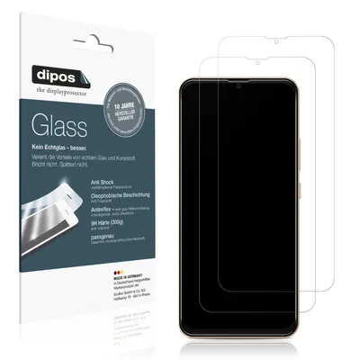 Produktbild von 2x Schutzfolie für HeyxFome 1 2024 matt - Anti-Shock 9H Folie dipos Glass Kunststoffglas