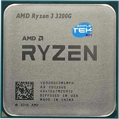 Immagine prodotto di Amd Ryzen 3 3200g Processore Cpu Am4 Bulk Tray Con Gpu Integrata Scheda Video