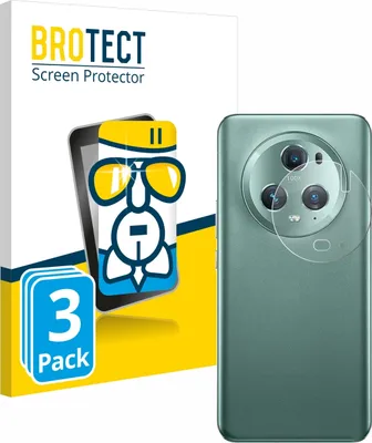 Produktbild von 3x BROTECT Schutzglas für Honor Magic 5 Pro (NUR Kameraschutz) Schutzfolie Panzer Folie Glas Display Schutz klar