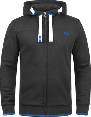 Produktbild von Solid SDBenjaminZip Herren Sweatjacke Kapuzenjacke Hoodie mit Kapuze Reißverschluss Kordelzug Baumwollmischung Regular fit