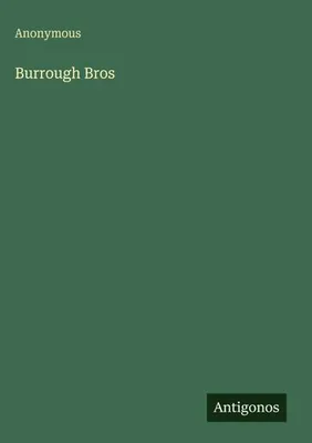 Produktbild von Burrough Bros