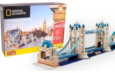 Imagen del producto de Rompecabezas 3D – Puente Tower – Juego de construcción – EXPLORA – 120 piezas – A partir de 8 años