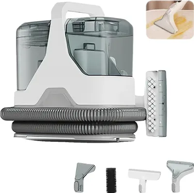 Image de Aspirateur, moteur puissant de 600 W, puissance d'aspiration de 15 000 Pa, BLANC, UE