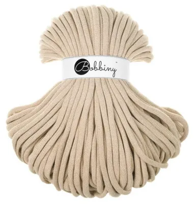 Produktbild von Bobbiny Jumbo 9 mm 100 m Warm Beige Schnur