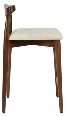 Produktbild von Pomax Mandela Barhocker, Braun, L 45 x B 42 x H 69 cm