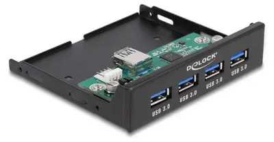 Zdjęcie produktu dla Delock - Hub - internal 3.5" - 4 x USB 3,2 Gen 1 + 1 x USB3.0 (intern) (64166)