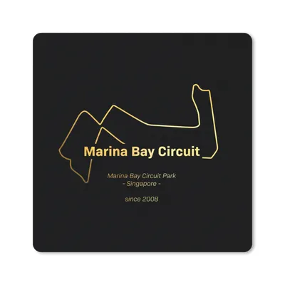 Produktbild von MuchoWow® Mauspad Mousepad Singapur - Formel 1 - Rennstrecke 20x20 cm - Mousepads - Maus Mat - Pad - Mausunterlage - Desk Mat - Bureauartikeln