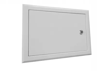 Produktbild von Laco DR-2 Inspektionsklappe Weiß Metall 35x25 cm