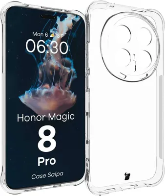 Produktbild von Flexible Handyhülle für Honor Magic8 Pro, Bizon Case Salpa, Transparent