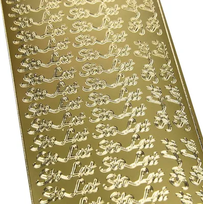 Immagine prodotto di Adesivo decorativo Buon compleanno, oro