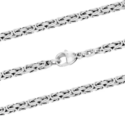 Produktbild von Silberkette Königskette Länge 50cm - Breite 3,5mm - 925 Silber