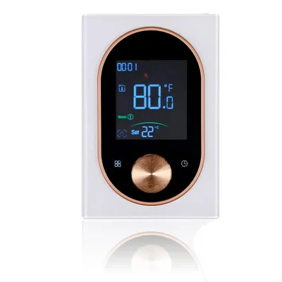 Produktbild von Heizkörper-Thermostat,intelligenter WiFi-Temperaturregler mit NTC 10K Sensor undVA-LCD,kompatibel mit Amazon Alexa,Google Assistant und Tuya Smart App