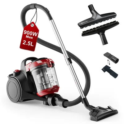 Zakloze stofzuiger 900 W, D320 parketborstel, 32 cm, HEPA