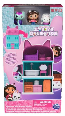Zdjęcie produktu dla Zestaw mini zabawkowy z domkiem Gabby: figurka i meble