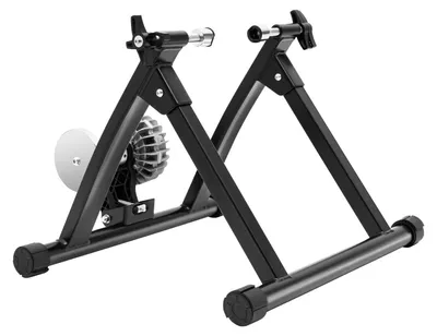 Produktbild von Fluid Fahrradtrainer - Rollentrainer für Rennrad Indoor - Stabile Stahl-Dreiecksstruktur - Trainingsständer für Zuhause