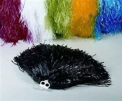 Produktbild von Tanzwedel 50g doppelring Griff Karneval Fasching, Farbe:orange